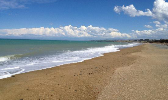 Old Bones Lodge, Oamaru - right on the beachfront